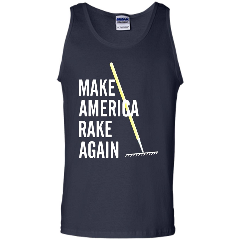 Make America Rake Again California Fires Paradise Youth T-Shirt PINGPONG - Tank Top