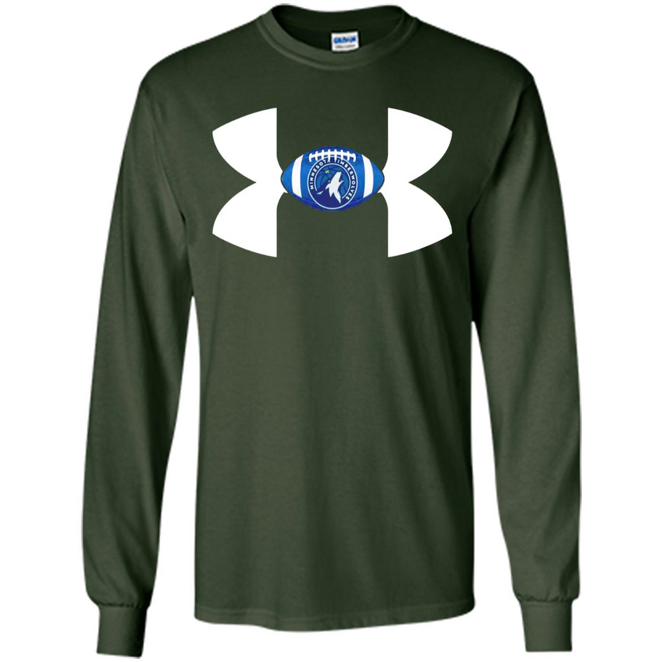 MinnesotaTimberwolves Under Armour Logo - Long Sleeve T-Shirt
