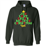 Joy Love Cheer Believe Christmas Tree