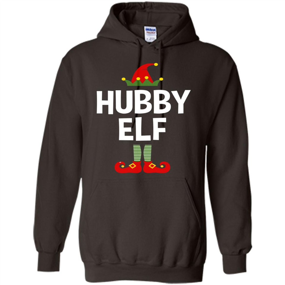 Hubby Elf Shirt - Family Matching Christmas Pajamas - Hoodie