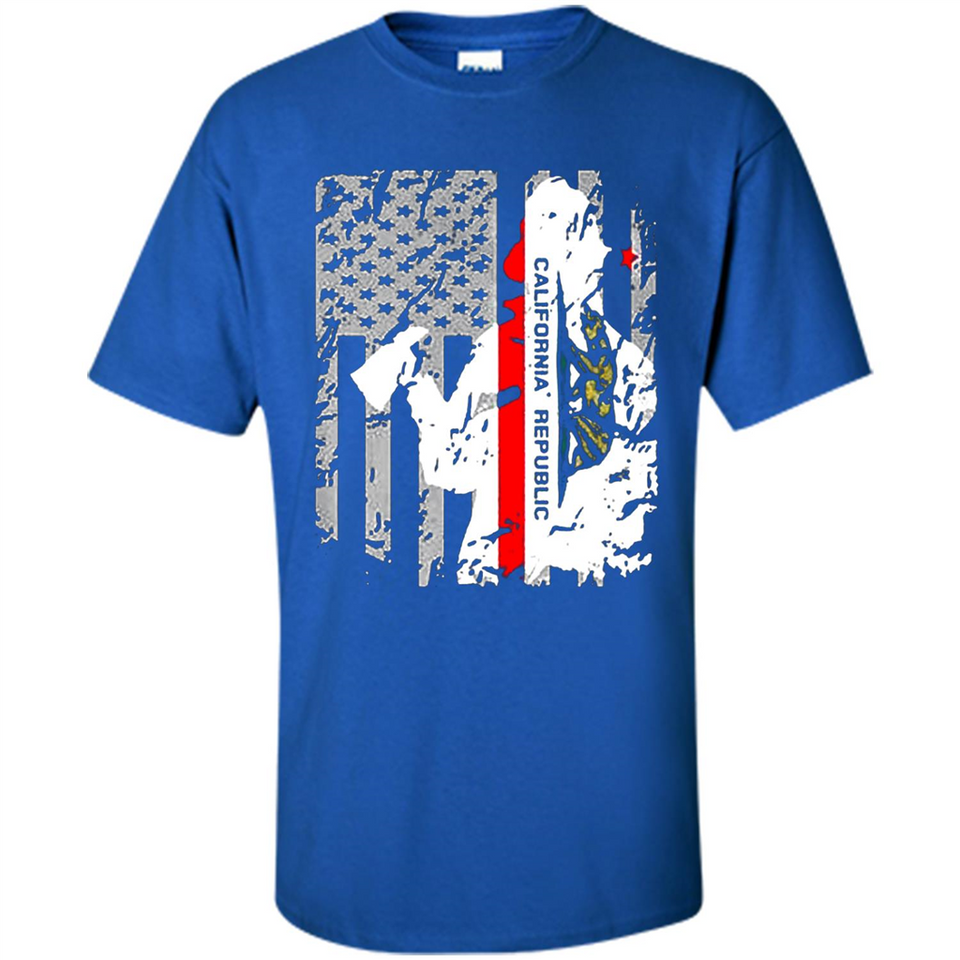 Paradise California Firefighter Thin Red Line Funds Youth T-Shirt PINGPONG - Shirt