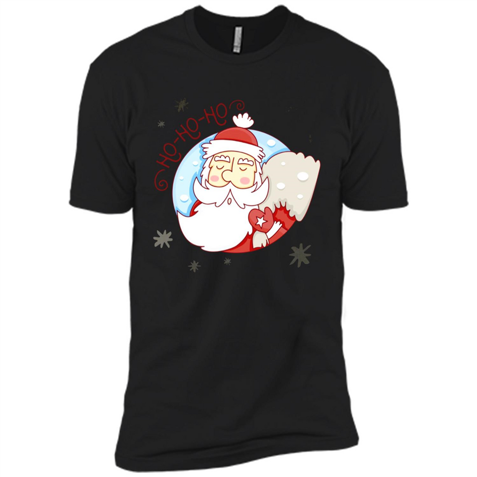 Cute Santa Claus Ho Ho Ho - Premium Short Sleeve T-Shirt