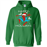 Marvel Spider Man Happy Holidays Santa Christmas Mug PINGPONG - Hoodie