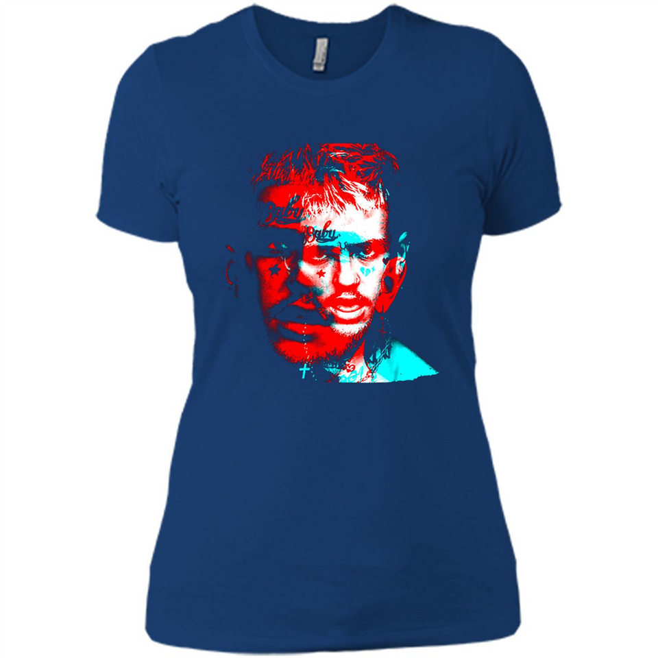 Lil Peep Rapper Fan Wear Shirt Ladies' Boyfriend Shirt - Ladies' Boyfriend T-Shirt