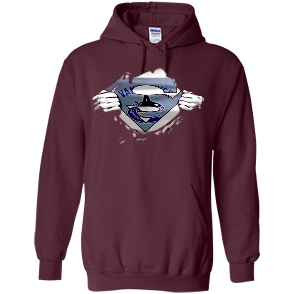 Vancouver Canucks And Superman Fans - Hoodie