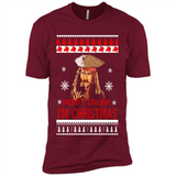 Jack sparrow Merry Drunk I'm Christmas - Premium Short Sleeve T-Shirt