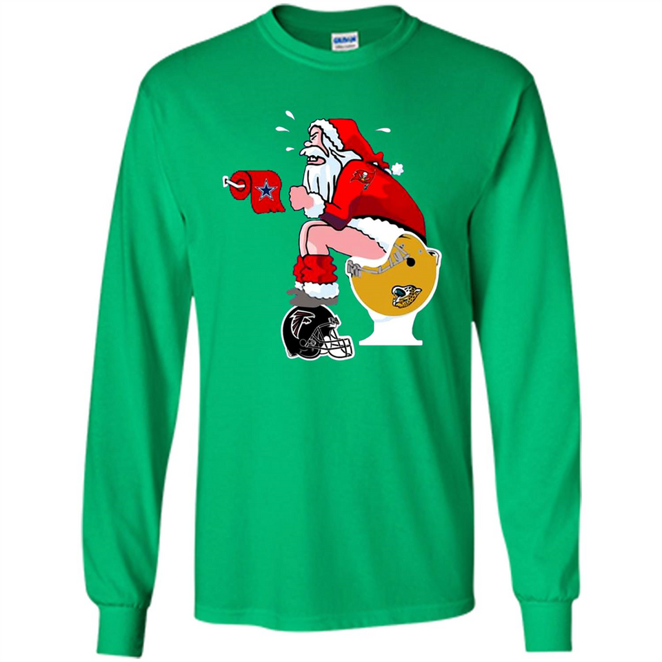 Tampa Bay Buccaneers Santa Claus Toilet