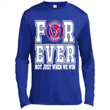 Houston Texans Forever For ever not just when we win - Canvas Long Sleeve T-Shirt
