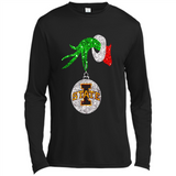 Amazing Iowa State Cyclones Glitter Grinch Monogram Ornament Christmas Gift - Canvas Long Sleeve T-Shirt