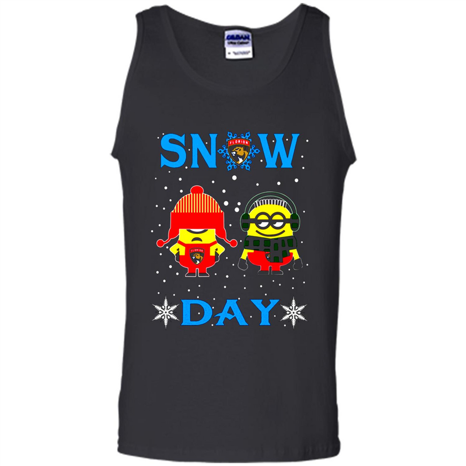 Snow Day Shirt For Florida Panthers Vs Minion Fans pingpong