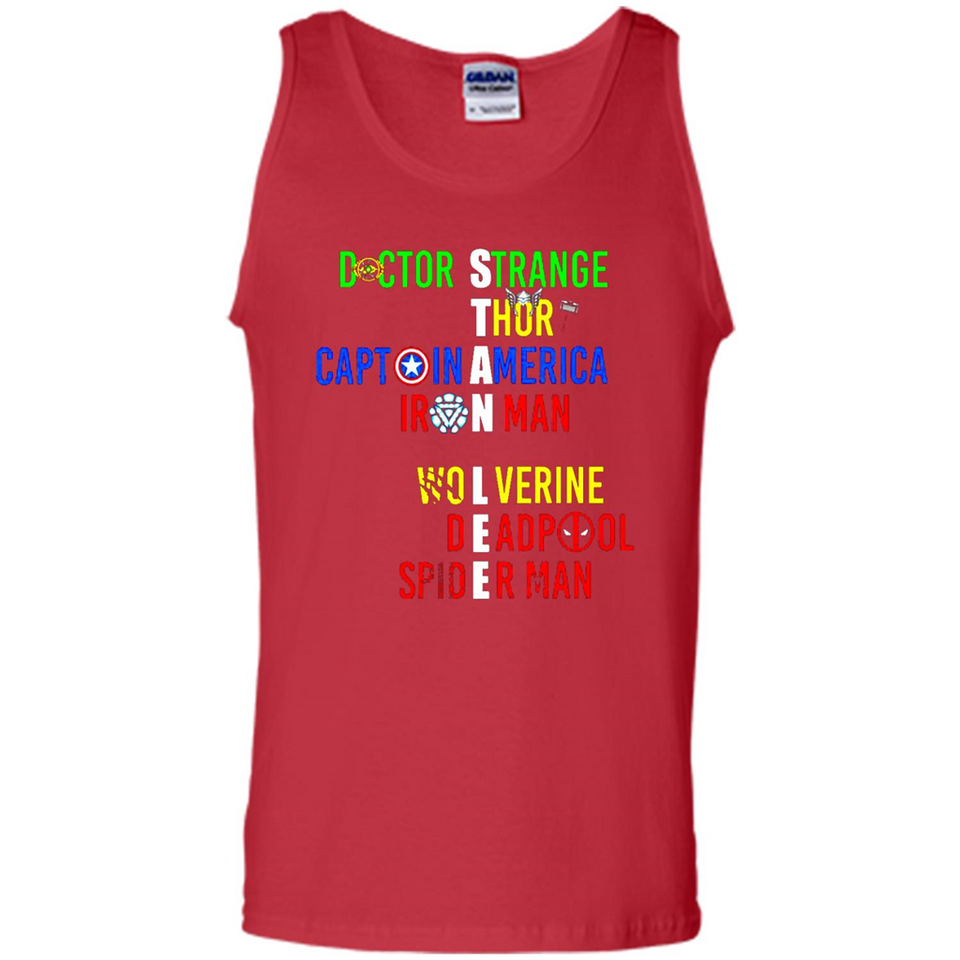RIP Stan Lee Doctor Strange Thor Caption America Iron Man Shirt PINGPONG - Tank Top