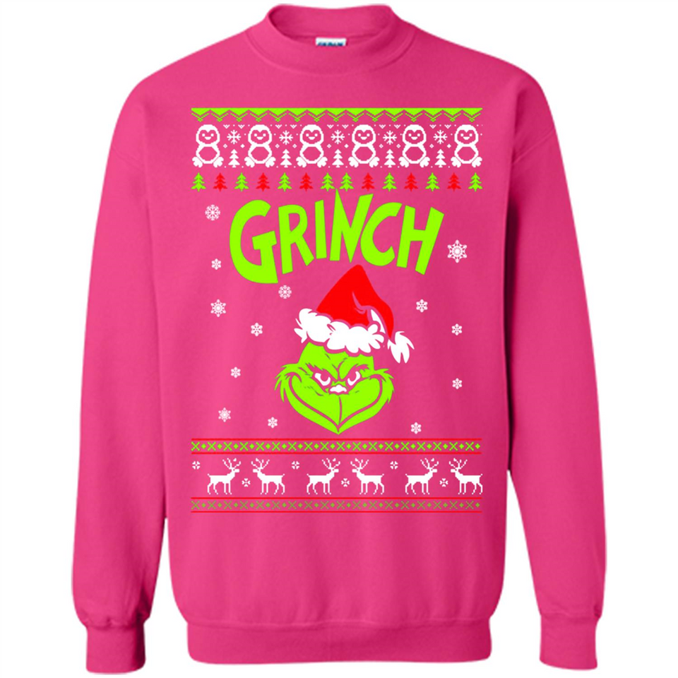 The Grinch Face Christmas - Sweatshirt