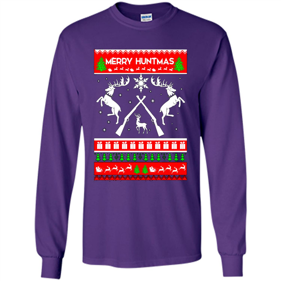 Merry Huntmas Ugly Christmas sweater PINGPONG