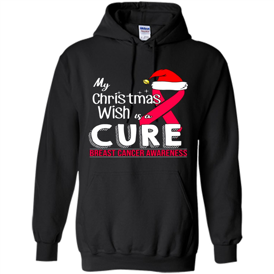 My Christmas Wish Is A Cure Breast Cancer Awareness sweater PINGPONG