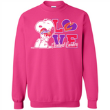 Snoopy loves NBA Cleveland Cavaliers - Sweatshirt