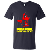 Pikapool Gotta Kill Them All Shirt PINGPONG - Men's V-Neck