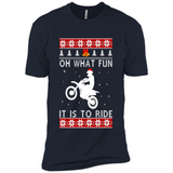 Motocross oh what fun it is to ride Christmas sweater PINGPONG