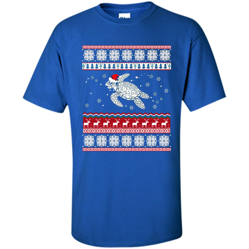 Sea Turtle Ugly Christmas T-Shirt - Shirt