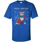 Christmas Ugly Sweater Cat With Christmas Meowy Chritstmas - Shirt