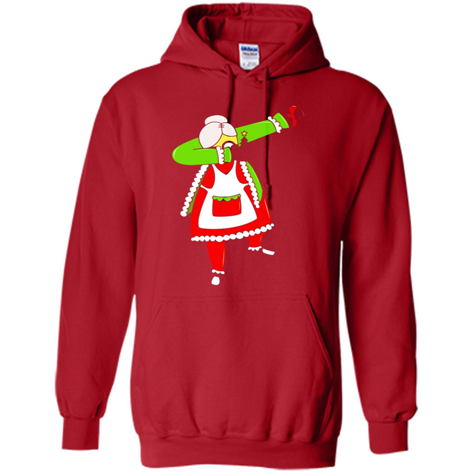 Funny Dabbing Mrs. Santa Claus Christmas Dab - Hoodie