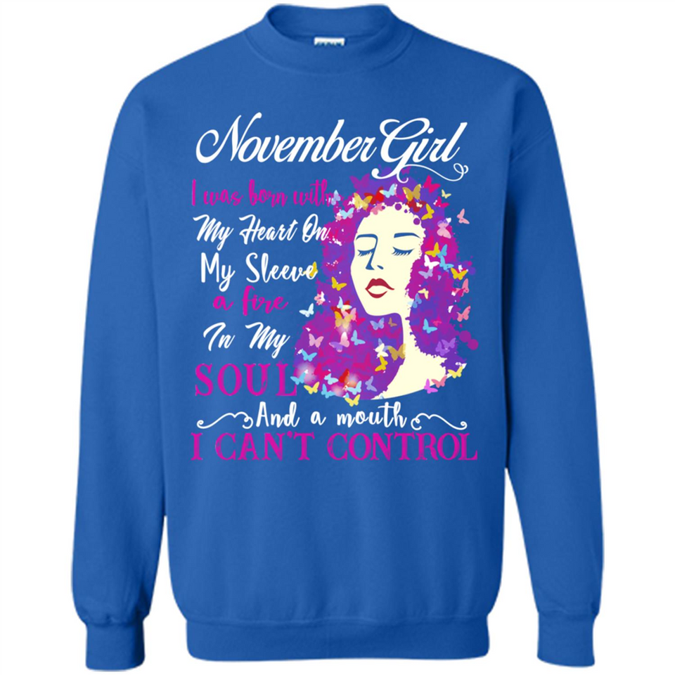 November Butterfly Girl - Sweatshirt