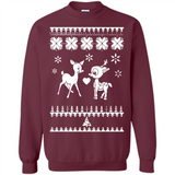 Rudolph and Clarice Ugly Christmas Sweater - Sweatshirt