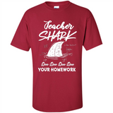 Teacher Shark Doo Doo Doo Your Homework Shirt Ladies' Boyfriend