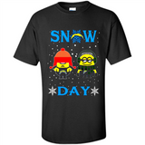 Snow Day Shirt For Los Angeles Chargers Vs Minion Fans pingpong