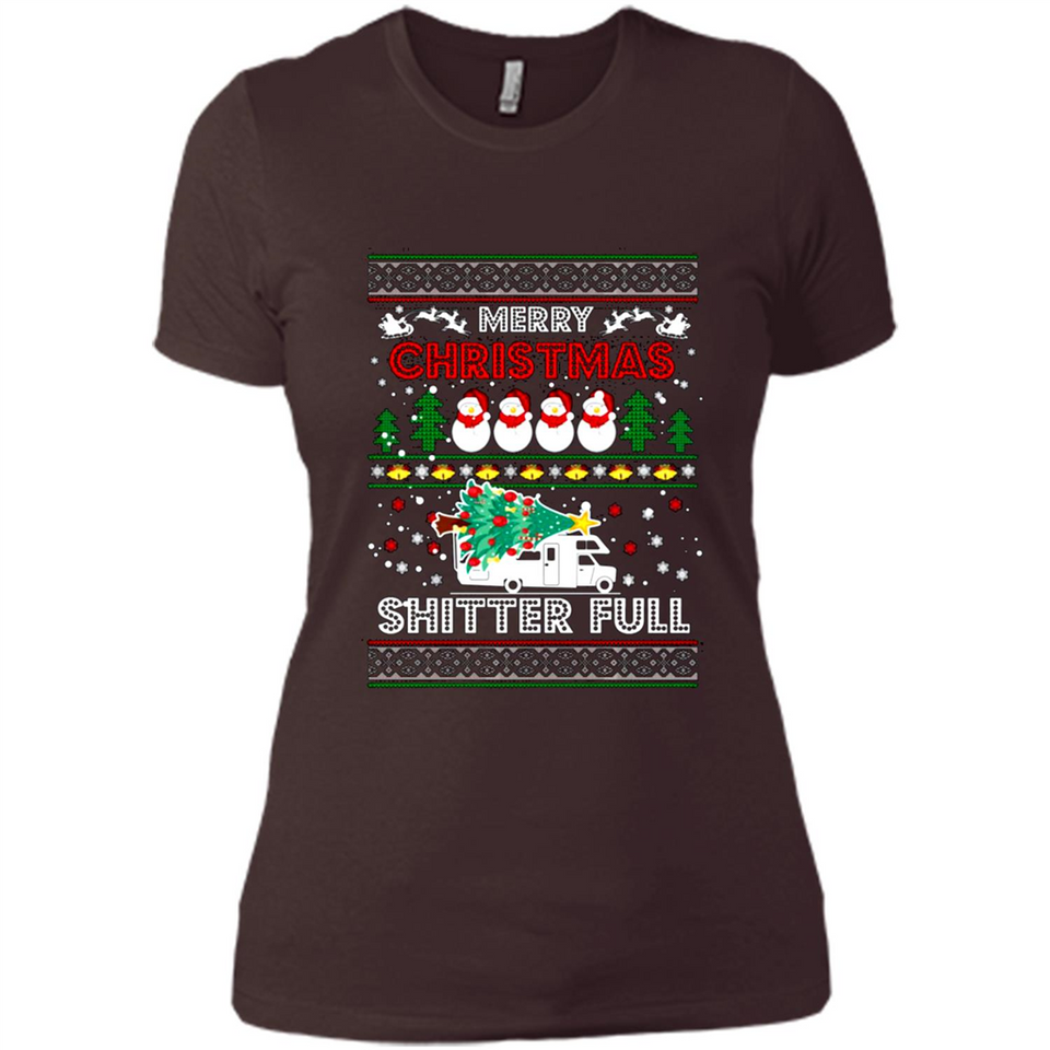 Merry Christmas Shitter Full Christmas Tree Snowman PING PONG