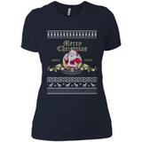 Christmas Santa Goldwyn Mayer Logo - Ladies' Boyfriend T-Shirt