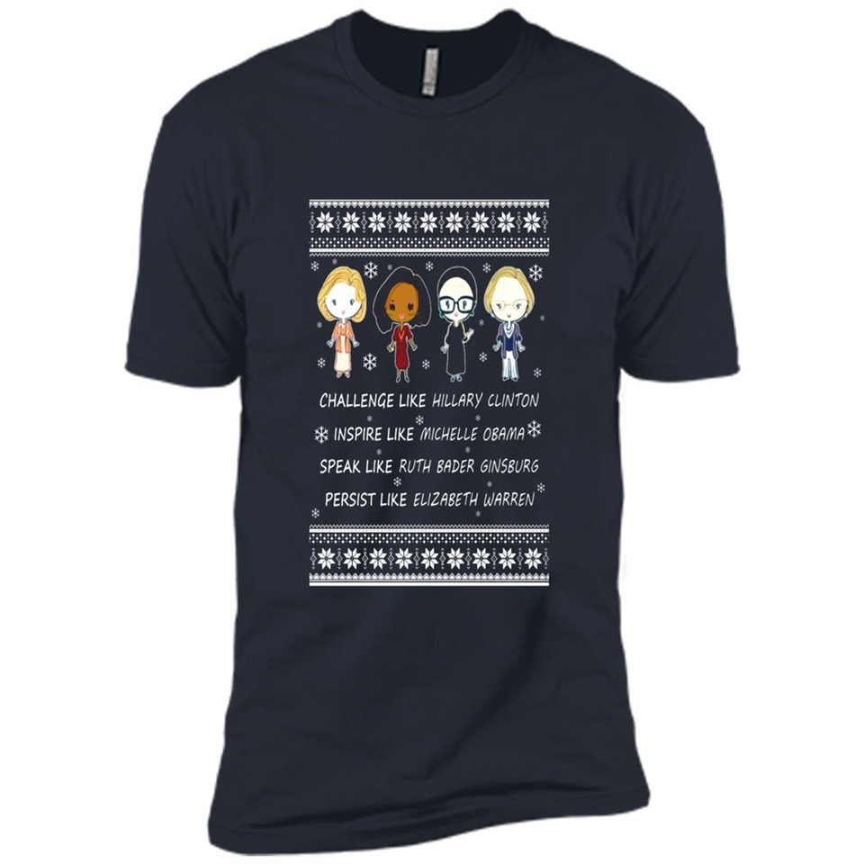 Nasty Women Michelle Hillary Warren Bader Christmas PINGPONG