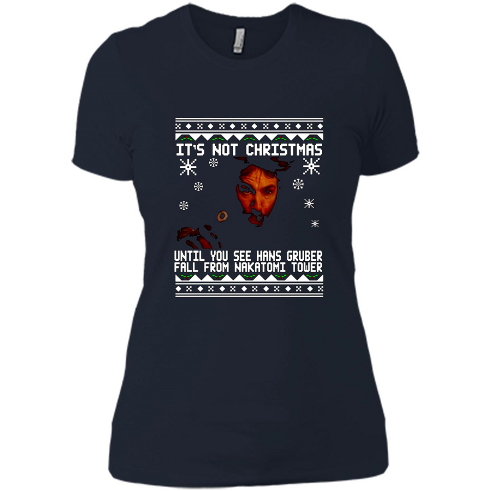 It's Not Christmas Until You See Hans Gruber Fall Ugly Christmas PINGPONG