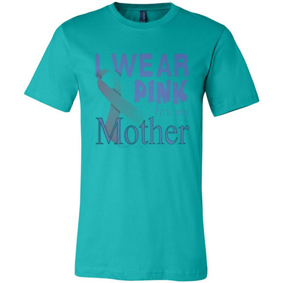 Breast cancer awareness mother - Canvas Unisex T-Shirt