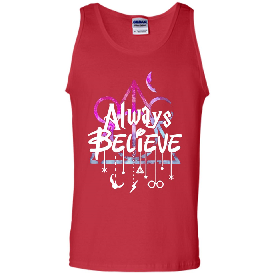 HIPPIE MOON MICKEY DEATHLY HALLOWS ALWAYS BELIEVE