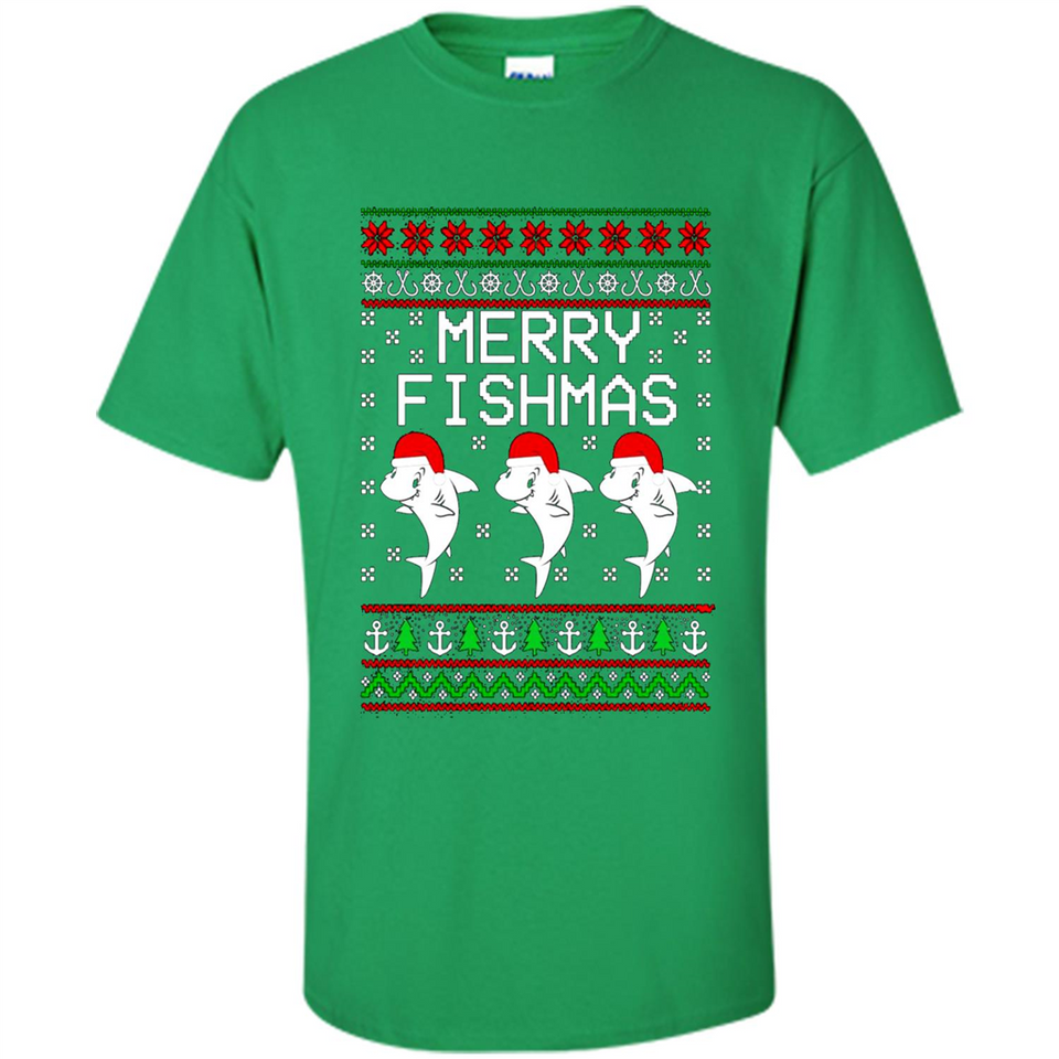 Merry Fishmas Christmas sweatshirt PINGPONG