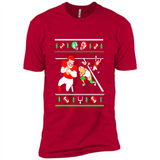 Santa vs Deer Football Ugly Christmas PINGPONG