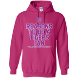 Reasons to be a Detroit Tigers Fan Complete List on Back - Hoodie