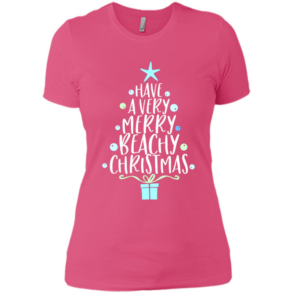 Have A Very Merry Beachy Xmas Vacation - Ladies' Boyfriend T-Shirt