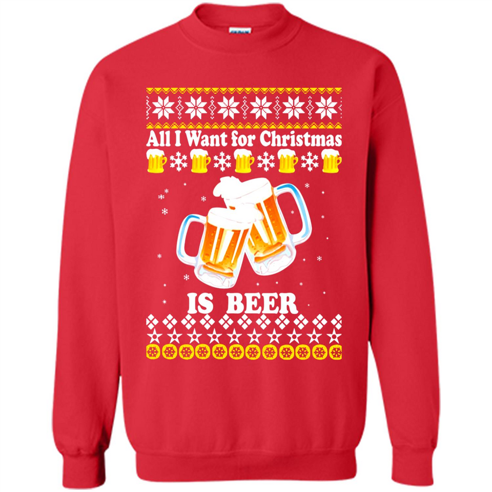 All I want for Christmas is Beer Sweater PINGPONG