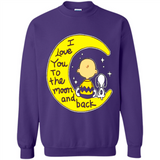 I LOVE YOU TO THE MOON AND BLACK CHARLIE BROWN AND SNOOPY
