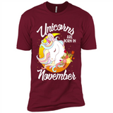 Unicorns Are Born In November Magical Rainbow