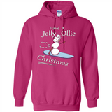 Snowman Snowboarder Tshirt Have Jolly Ollie Christmas