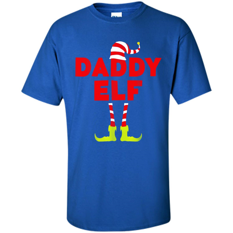 Mens Daddy Elf T-Shirt Funny Matching Christmas Costume - Shirt