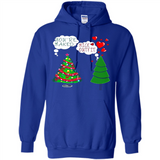 Fir Loves Christmas Tree Funny Undecorated Joke - Hoodie