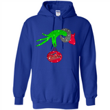 GRINCH HAND HOLDING BALTIMORE ORIOLES GLITTER CHRISTMAS PINGPONG