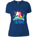 Unicorns are born in Gemini Birthday Rainbow Gift Custom Ultra Cotton