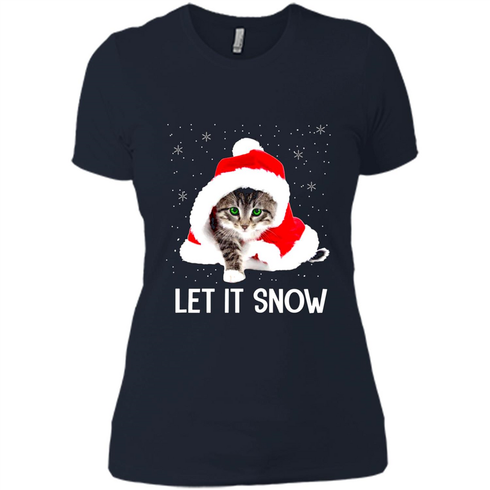 Let It Snow Cat Christmas sweater PINGPONG