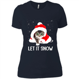 Let It Snow Cat Christmas sweater PINGPONG