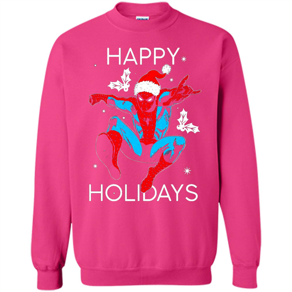 Marvel Spider Man Happy Holidays Santa Christmas Mug PINGPONG - Sweatshirt