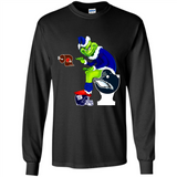 New York Giants Toilet Grinch Santa Claus Football Fan PINGPONG